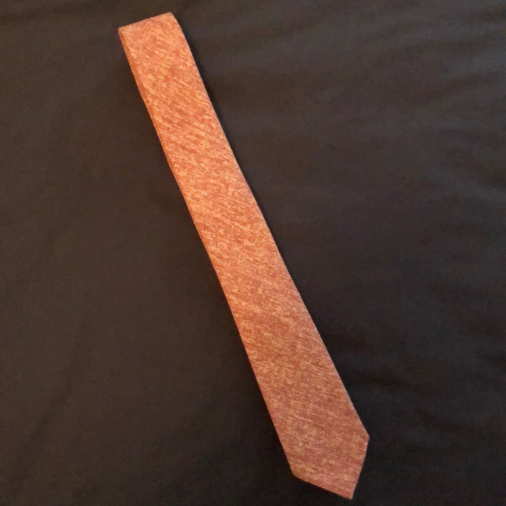 Topman Pink/Salmon Slim Tie